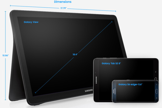 Samsung lanza la tablet con la pantalla más grande del mercado