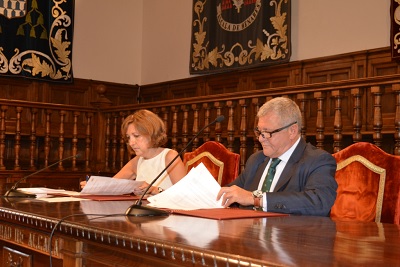 María Luisa Marina, de la Universidad de Alcalá, y Carlos Moradell, de RSI